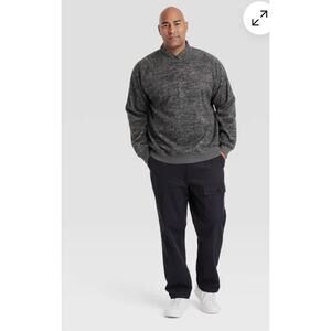 Houston White  Crewneck Pullover Sweater Mens Gray Size XXL New